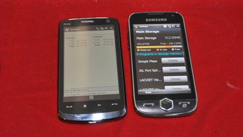 Samsung omnia 2 vs htc touch hd