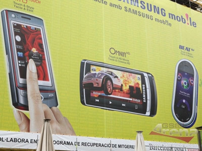 Samsung omnia hd với máy ảnh 8 megapixel