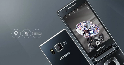 Samsung ra điện thoại nắp gập phong cách giống note 5
