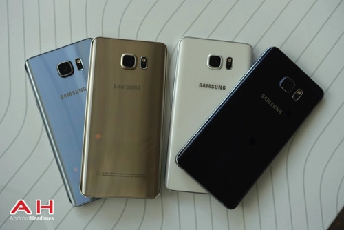 Samsung ra galaxy note 5 màu vàng hồng
