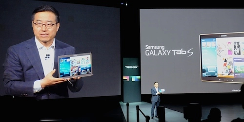 Samsung trình làng galaxy tab s mỏng chỉ 66 mm