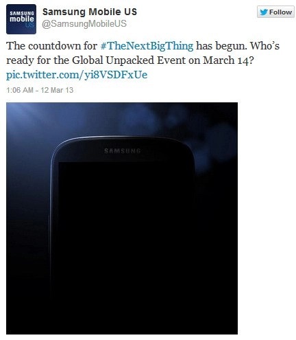 Samsung tung hình ảnh ẩn ý về galaxy s iv