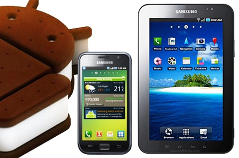 Samsung xét lại android 40 ở galaxy s và galaxy tab 7