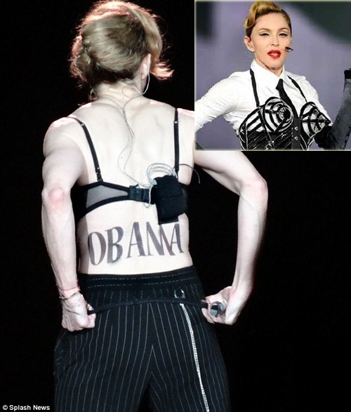 Sao dùng thời trang ủng hộ obama