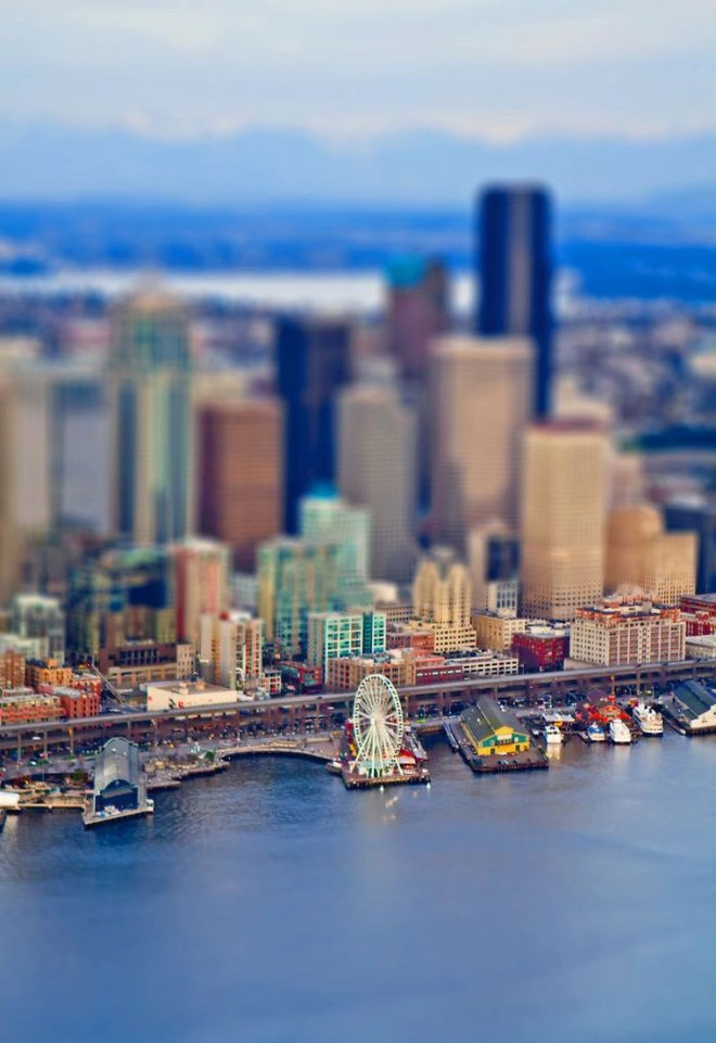Seattle kỳ ảo nhìn từ thủy phi cơ
