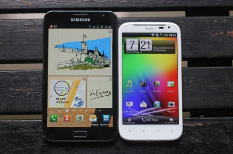 Sensation xl vs galaxy note