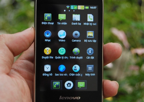 Smartphone android 2 sim của lenovo