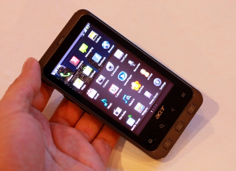 Smartphone khủng nhất của acer về vn
