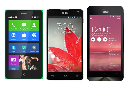 So sánh 3 smartphone tầm trung zenfone 5 optimus g nokia xl