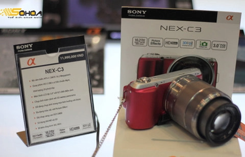 Sony nex-c3 giá 12 triệu kèm ống kit