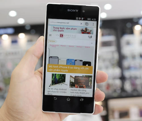 Sony xperia z2 chính hãng bắt đầu bán