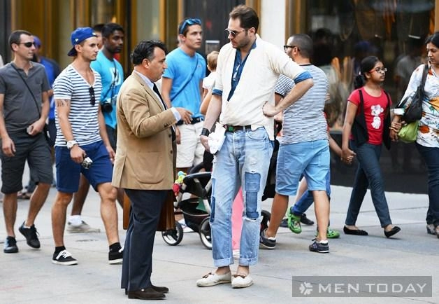 Street style của các quý ông tại new york fashion week 2014