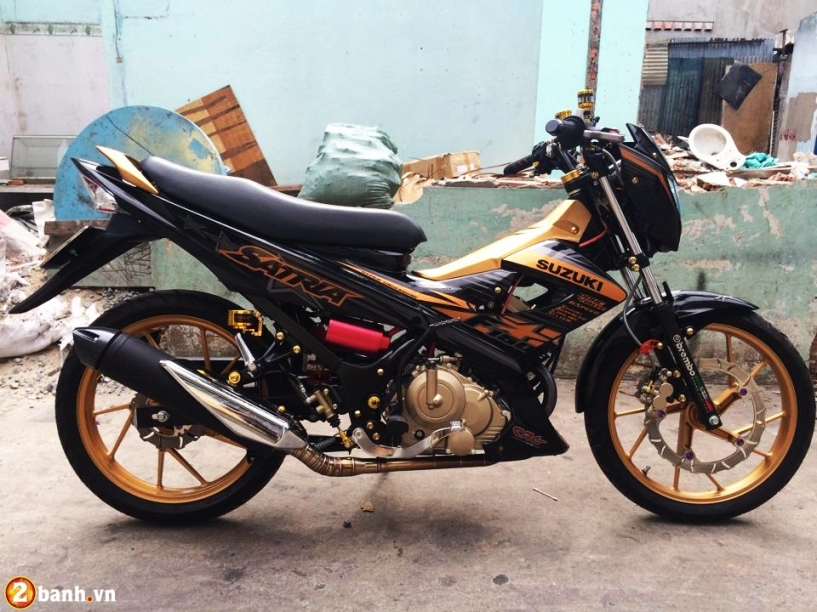 Suzuki raider độ đẹp cùng dàn đồ chơi kiểng