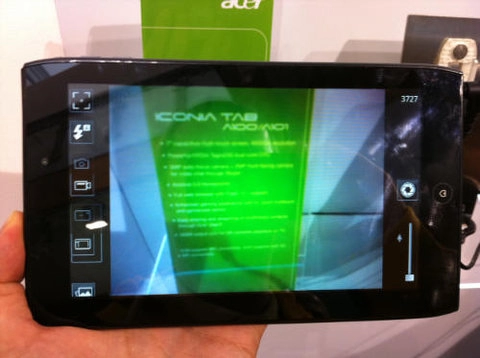 Tablet 7 inch chạy android 30 của acer