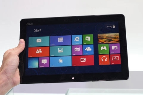 Tablet chạy window 8 của asus