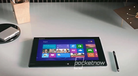 Tablet lai chạy windows 8 của sony lộ diện