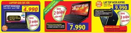 Thanh lý laptop hp dòng cq