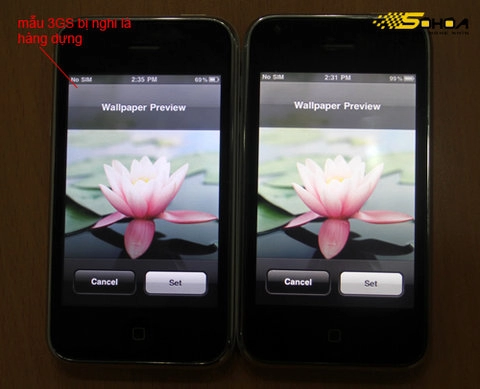 Thêm một iphone 3gs bị nghi là dựng