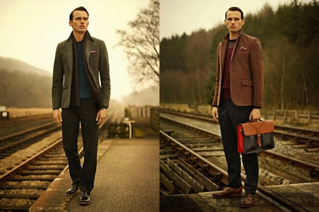 Thời trang nam thu đông 2013 từ hartford và ted baker