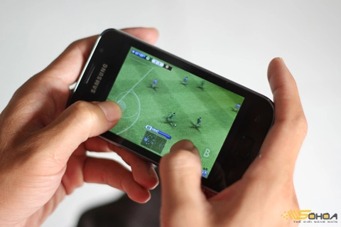 Thử chơi game trên samsung galaxy s