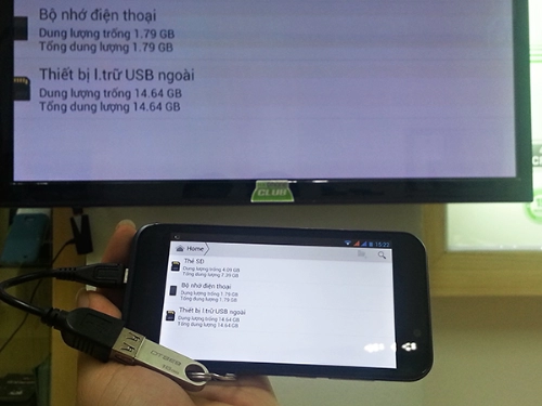 Tính năng otg và hdmi không dây trên hkphone racer