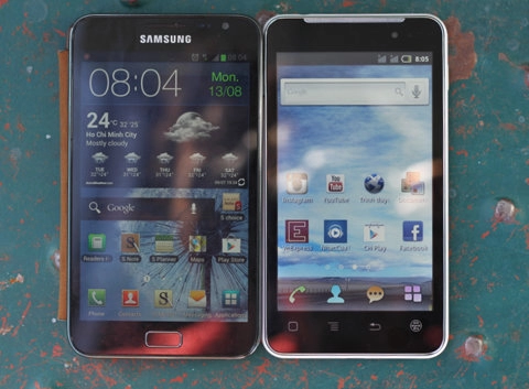 Touch lai 50 vs galaxy note