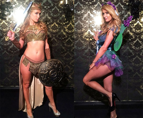 Trang phục nóng bỏng qua các mùa halloween của paris hilton