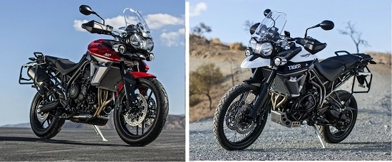 Triumph tiger 800 ra mắt hai phiên bản nâng cấp mới