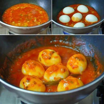 Trứng sốt cà chua kiểu mới lạ miệng cho bữa tối