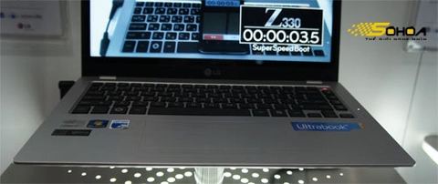 Ultrabook dùng chip core i7 của lg