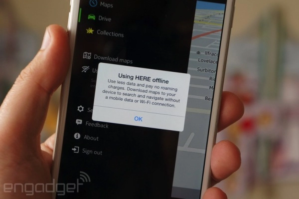 Ứng dụng here maps của nokia ra mắt cho ios