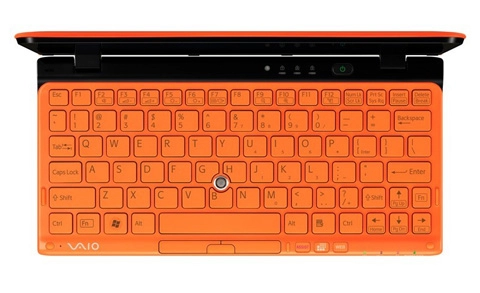 Vaio p mới với nhiều màu sắc và touchpad quang học