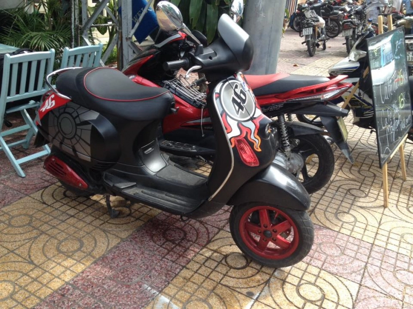 Vespa lx150 độ phong cách khác biệt