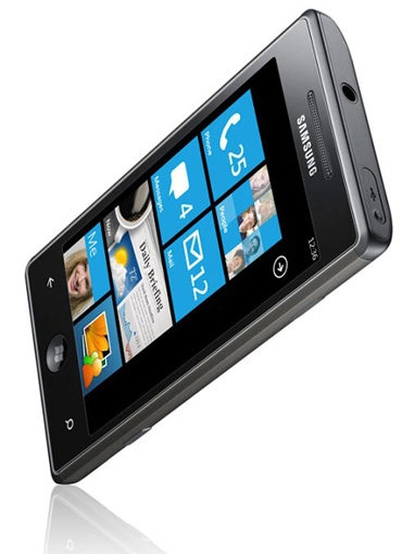 Windows phone 7 của samsung sẽ được bán từ tuần sau