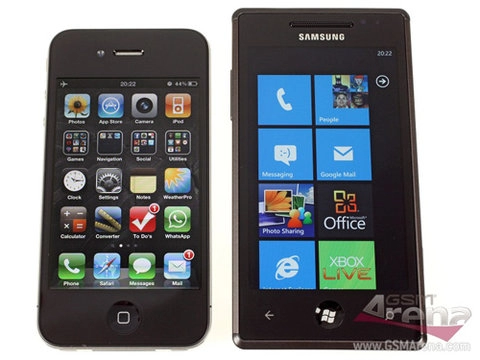 Windows phone 7 của samsung sẽ được bán từ tuần sau