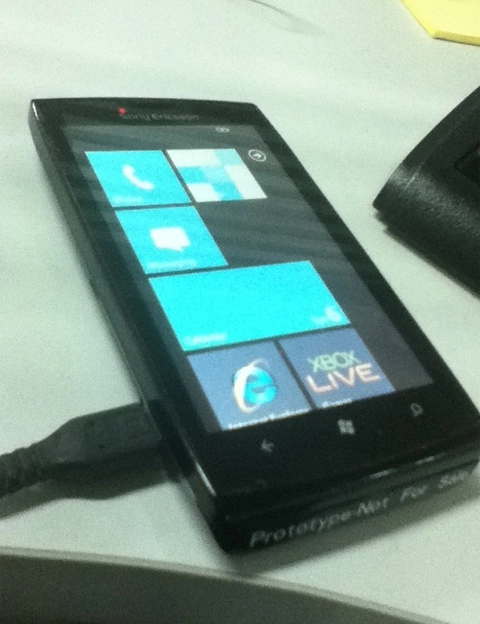 Windows phone 7 của sony ericsson rò rỉ