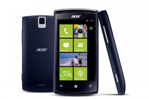 Windows phone đầu tiên của acer giá 420 usd