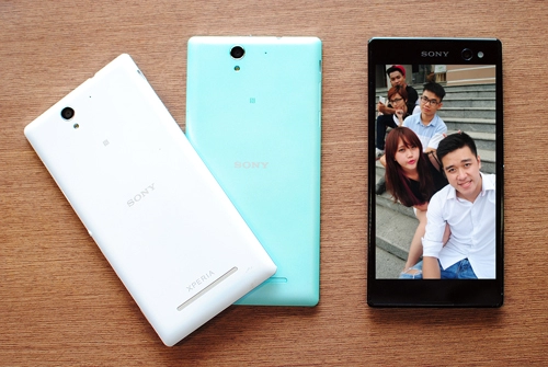 Xperia c3 dual hỗ trợ chụp ảnh selfie