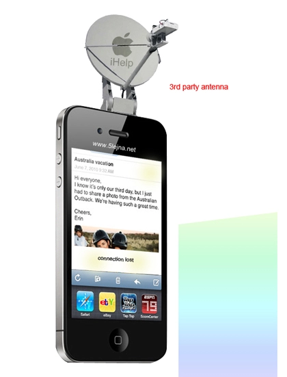 Ý tưởng iphone 5 với ăng ten bắt sóng