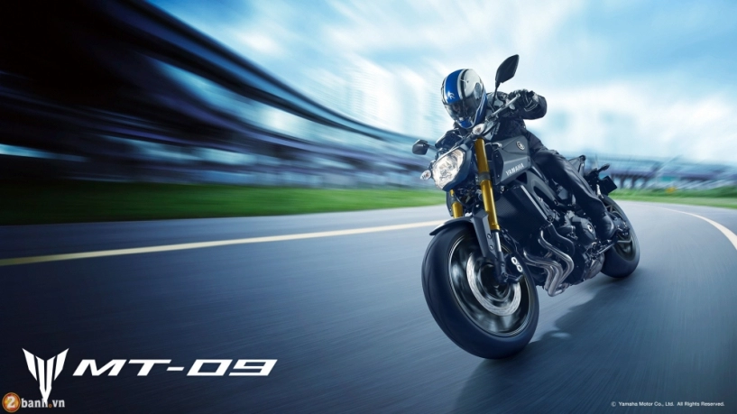 Yamaha mt-09 2016 ra mắt màu mới thể thao hơn