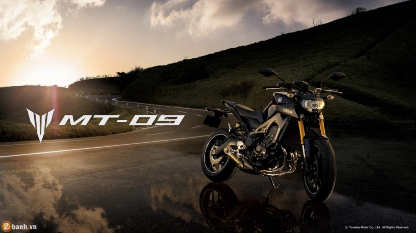 Yamaha mt-09 2016 ra mắt màu mới thể thao hơn