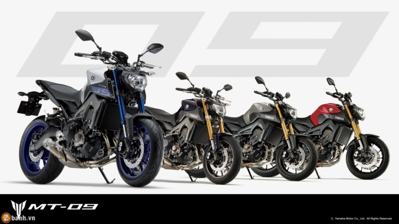 Yamaha mt-09 2016 ra mắt màu mới thể thao hơn