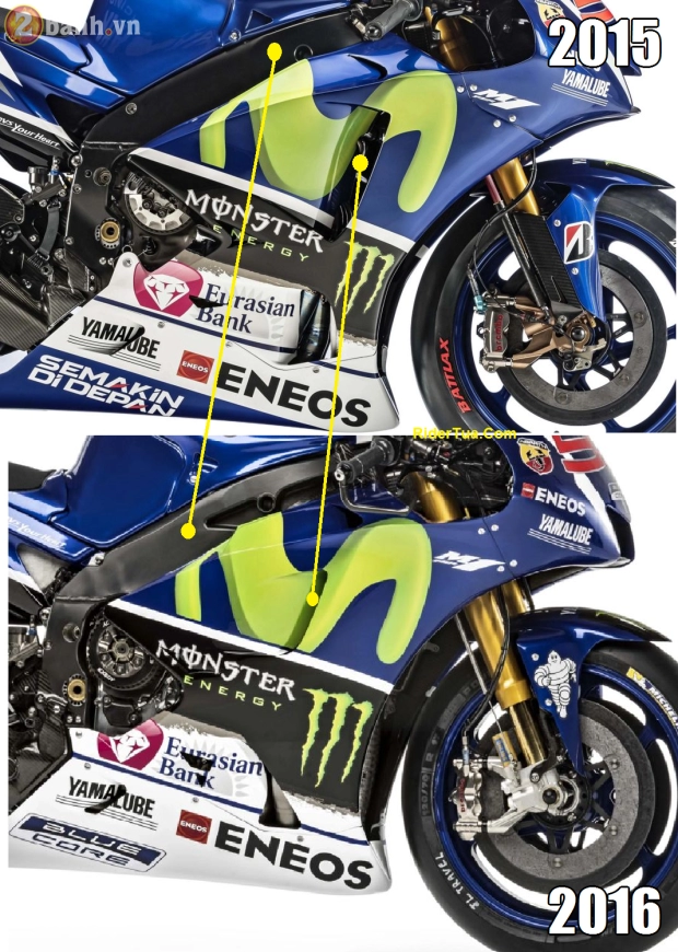 Yamaha yzr-m1 phiên bản mới chính thức ra mắt đường đua motogp 2016