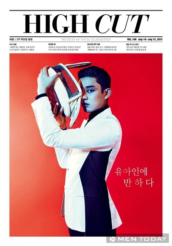 Yoo ah in nam tính và hút hồn trên tạp chí high cut