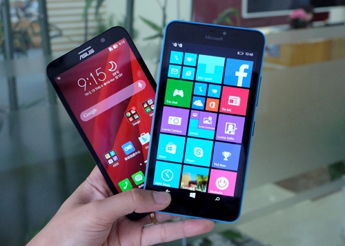 Zenfone 2 và lumia 640 xl bất phân thắng bại về camera