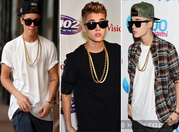 4 phụ kiện thời trang yêu thích của justin bieber