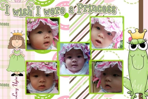Ảnh đẹp của công chúa lucy 5 tháng tuổi