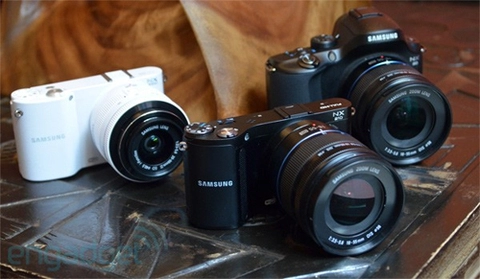 Ảnh thực tế bộ ba máy ảnh samsung nx mới