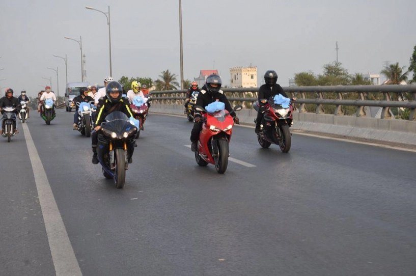 Brt team cùng anh em biker miền tây trong buổi rước dâu hoành tráng