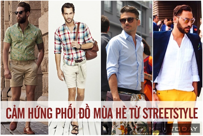 Cảm hứng mix đồ hè cho chàng từ streetstyle thế giới